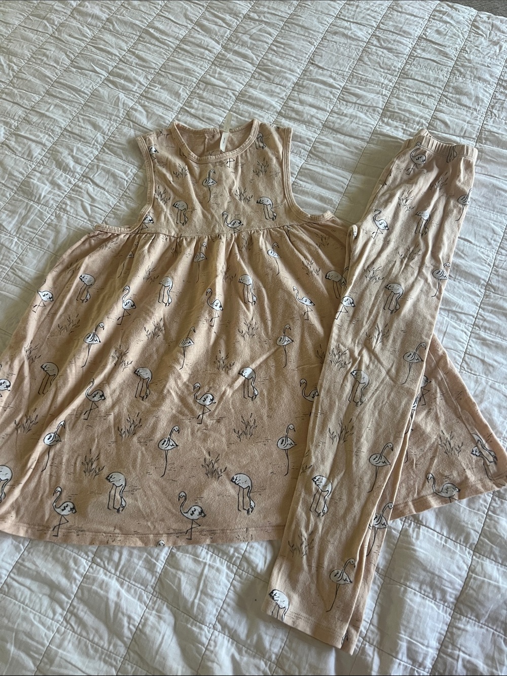 Rylee + Cru 2 piece set dress leggings size 6 7 8